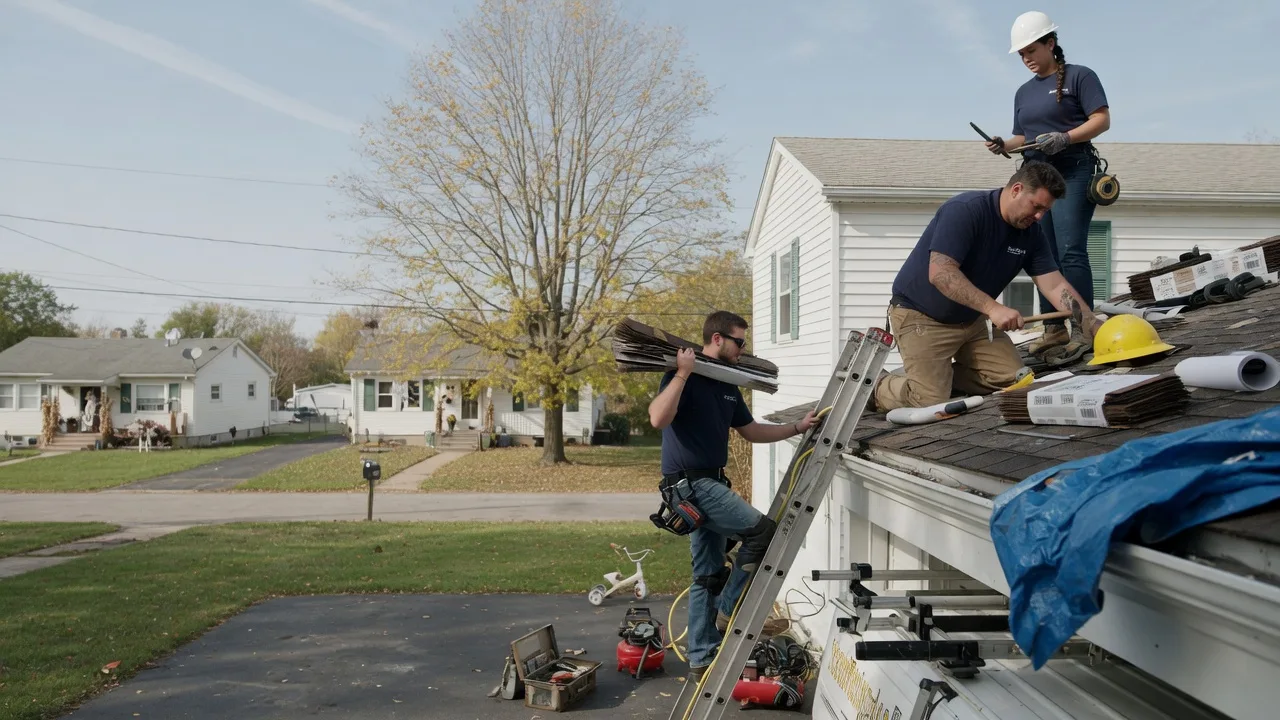 Local Roofing Contractors in Larwill, IN near me